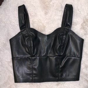 Dynamite leather top